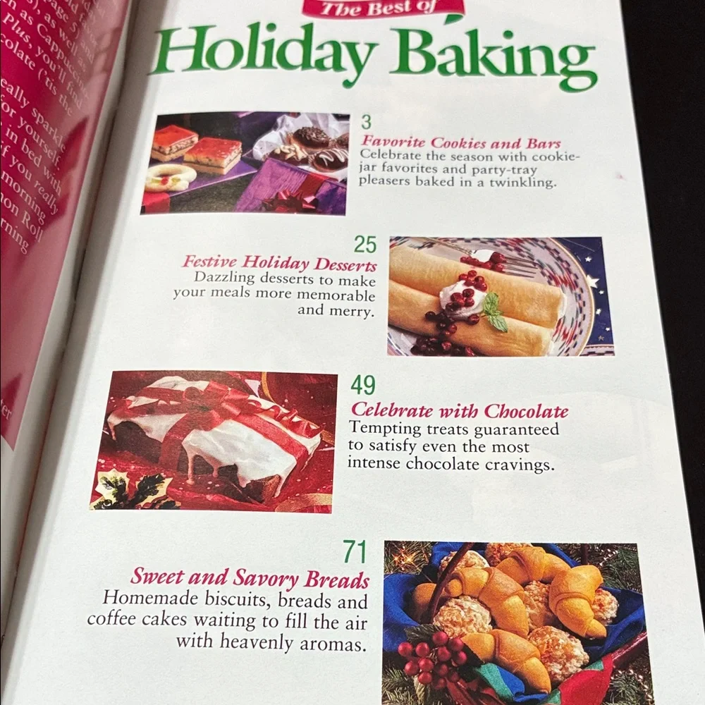 Vintage Holiday Baking Recipe cookBook Set
